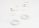 Spring shock white GTR front 13 rate gold 1 pair