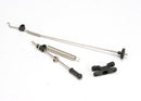 Linkage set throttle & brake Jato  includes servo horn rod guides brake spring brake adjustment dial rods wires throttle return spring hardware