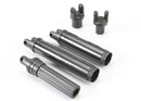 Half shafts center internal splined 3 external splined 2 plastic parts only