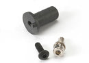 Motor mount hinge post 4x12mm BCS 1 4x10mm CS with split and flat washer 1