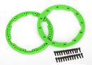 Sidewall protector beadlock style green 2 25x8mm CS 24 for use with Geode wheels