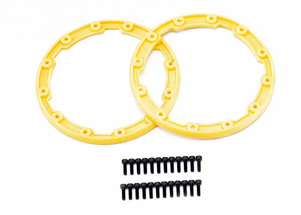Sidewall protector beadlock style yellow 2 25x8mm CS 24 for use with Geode wheels