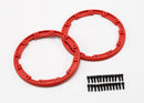 Sidewall protector beadlock style red 2 25x8mm CS 24 for use with Geode wheels