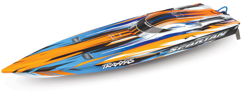 Traxxas / Spartan:  Brushless 36' Race Boat with TQi Traxxas Link™ Enabled 2.4GHz Radio System & Traxxas Stability Management (TSM)®
