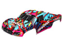 Body Slash 4X4 Hawaiian graphics painted decals applied