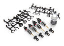 Big Bore shocks hard-anodized & PTFE-coated T6 aluminum assembled with TiN shafts and springs front & rear 4