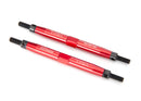 Toe links Slayer Pro 4X4 TUBES™ 7075-T6 aluminum red 88mm fits front or rear 2 rod ends rear 4 rod ends front 4 wrench 1