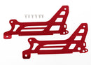 Main frame side plate outer 2 red-anodized aluminum screws 6