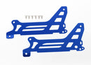 Main frame side plate outer 2 blue-anodized aluminum screws 6
