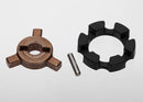 Cush drive key pin elastomer damper