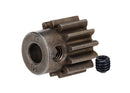 Gear 13-T pinion 10 metric pitch fits 5mm shaft set screw for use only with steel spur gears