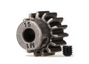 Gear 15-T pinion 10 metric pitch fits 5mm shaft set screw for use only with steel spur gears