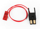 Connector power tap with cable long wire tie