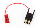Connector power tap with cable short wire tie