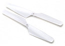 Rotor blade set white 2 16x5mm BCS 2
