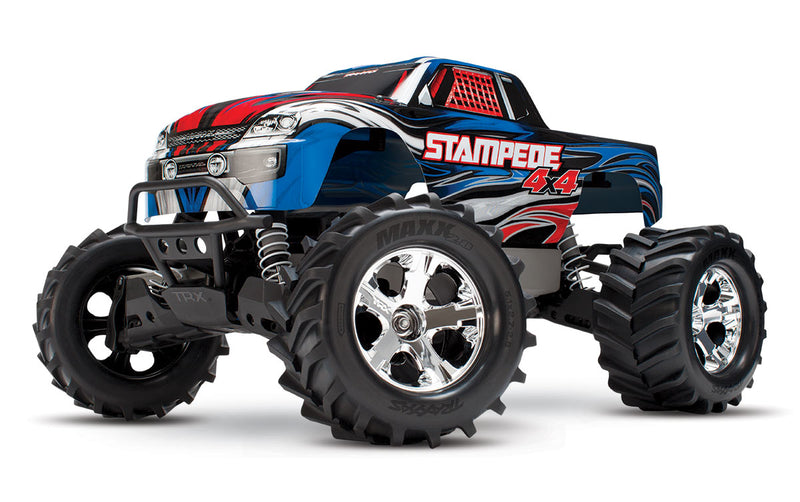 Stampede® 4X4: 1/10-scale 4WD Monster Truck Blue