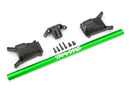 Chassis brace kit green fits Rustler  4X4 or Slash 4X4 models equipped with Low-CG chassis