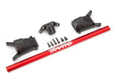 Chassis brace kit red fits Rustler  4X4 or Slash 4X4 models equipped with Low-CG chassis