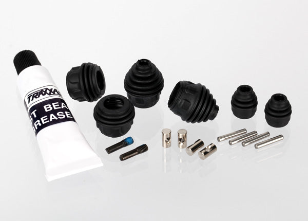 Rebuild kit steel-splined constant-velocity driveshafts includes pins dustboots lube and hardware
