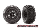 Tires & wheels assembled glued black 28 wheels Sledgehammer™ tires foam inserts 2 TSM  rated
