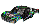 Body Slash 4X4 green painted decals applied