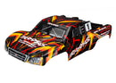 Body Slash 4X4 orange painted decals applied