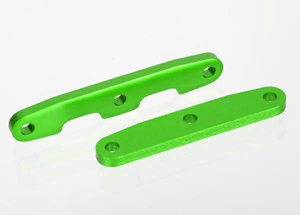 Bulkhead tie bars front & rear aluminum green-anodized