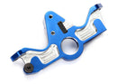 Motor mount 6061-T6 aluminum blue-anodized