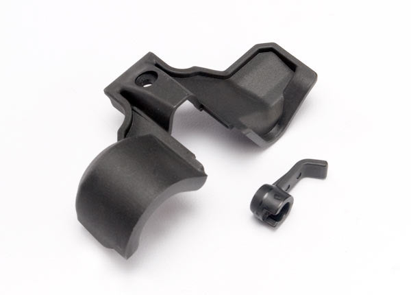 Cover gear motor wire hold-down clip
