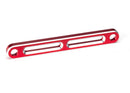 Tie bar front aluminum red-anodized