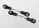 Turnbuckles suspension 39mm 60mm center to center rear assembled with rod ends and hollow balls 2