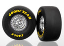 Tires & wheels assembled glued chrome wheels slick tires S1 compound foam inserts rear 2