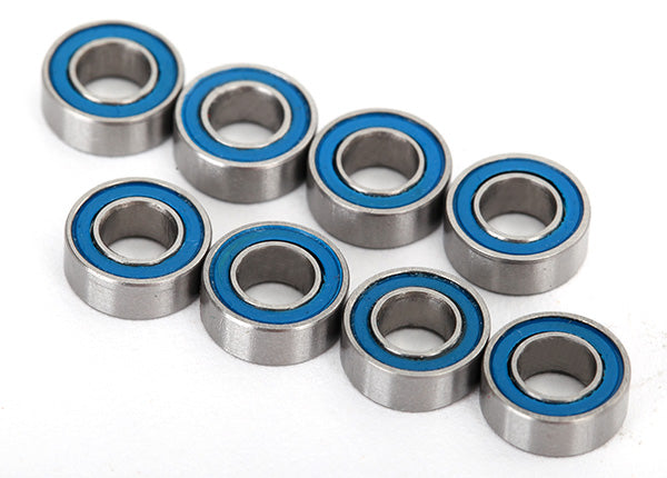 Ball bearings blue rubber sealed 4x8x3mm 8
