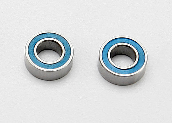 Ball bearings blue rubber sealed 4x8x3mm 2