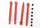 Toe link front & rear molded composite red 4 hollow balls 8