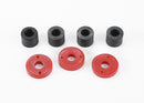 Piston damper 2x05mm hole red 4 travel limiters 4