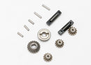 Gear set differential output gears 2 spider gears 3 differential output shafts 2 15x6mm pin 3 15x8mm pin 2
