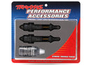 Shocks GTR long hard-anodized PTFE-coated bodies with TiN shafts assembled 2 without springs