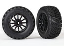 Tires & wheels assembled glued black wheels gravel pattern tires foam inserts 2 TSM  rated