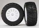Tires & wheels assembled glued white wheels gravel pattern tires foam inserts 2 TSM  rated