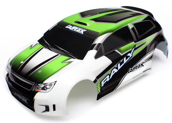 Body LaTrax  118 Rally green painted decals