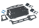 Carbon fiber conversion kit includes chassis upper chassis battery hold down adhesive foam tape hardware