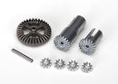 Gear set differential metal output gears 2 spider gears 4 ring gear 35T 1 2x148mm pin 1