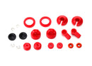 Rebuild kit oil-filled shocks o-ring bladder piston shaft guide E-clips shock cap shock rod end renews 2 shocks