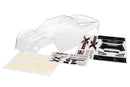 Body X-Maxx  clear trimmed requires painting window masks decal sheet