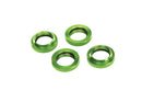 Spring retainer adjuster green-anodized aluminum GTX shocks 4 assembled with o-ring
