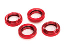Spring retainer adjuster red-anodized aluminum GTX shocks 4 assembled with o-ring