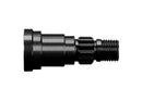 Stub axle aluminum black-anodized 1 for use only with