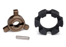 Cush drive key pin elastomer damper