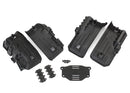Fenders inner front & rear 2 each rock light covers 8 battery plate 3x8 flat-head screws 4